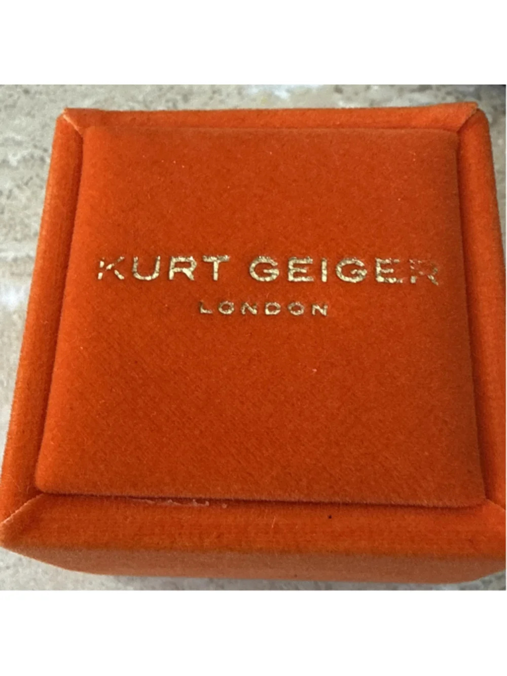 Kurt Geiger London Eagle Head Crystal Statement Cocktail Ring Size 9 NWT